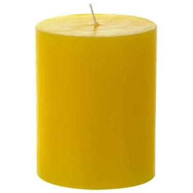 Imagem de Velas Artesanais Aromáticas coloridas - STIVES ROGER , Amarelo, M