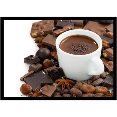 Imagem de Quadro Decorativo Gourmet Café Xícara Padarias Cafeterias Confeitarias
