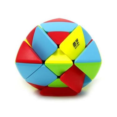 Imagem de Cubo mágico profissional mastermorphix 3x3 color - Qiyi