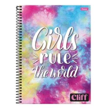 Imagem de Caderno C/D 01 Materia Cliff Feminino 80 Folhas Foroni 024