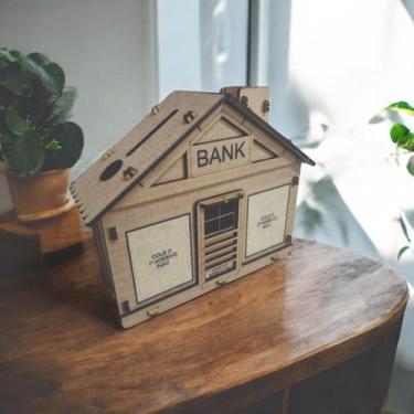 Imagem de Cofre Guarda Dinheiro Woodbox Japones KAKEBO BANCO CAIXA C - INDÚSTRIA