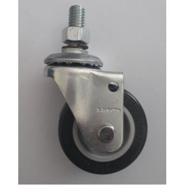 Imagem de Rodizio giratório roda pvc para carrinhos e  móveis glae 210 bp mf até