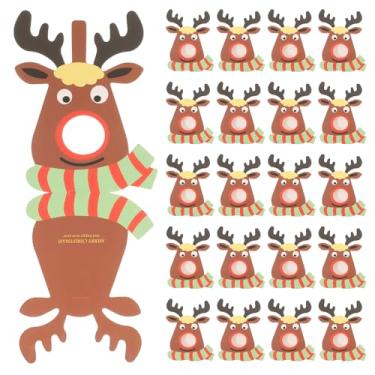 Imagem de 25 Unidades Porta Doces Pirulito Rena Decorações De Pirulito Suprimentos Para Festa Pirulito Cartão De Papel Porta Pirulitos De Rena Pirulito De Papel Cartão De Embalagem Natal