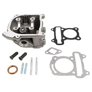 Imagem de Glixal ATGT-009B GY6 49cc 50cc a 80cc Motor 47 mm Cabeça cilíndrica com válvulas para motor de scooter chinês 139QMB 139QMA Quadriciclo ATV Quad Go Kart (não tipo EGR, válvulas de 69 mm)