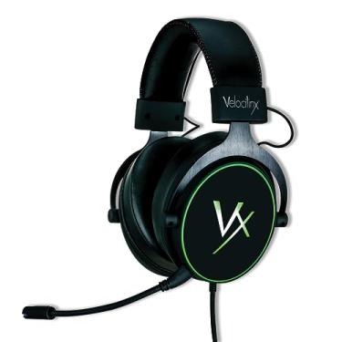 Imagem de VELOCILINX Console de som surround Areios 7.1 e fone de ouvido para jogos para PC, preto