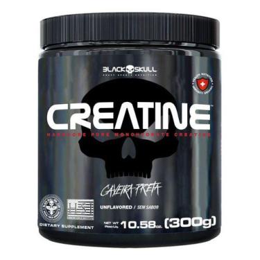 Imagem de Creatine Creatina 100% Pura Monohidratada 300g Black Skull
