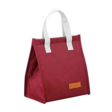 Imagem de Bolsa Térmica Com Alça De Mão Marmita Lancheira  - Bogu By Siss, Verme