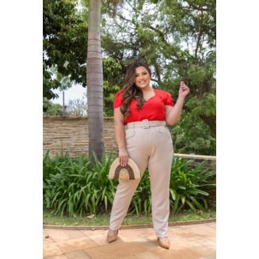 Imagem de Calça Alfaiataria Tradicional Plus Size Social  - Nanda Fashion Boutiq