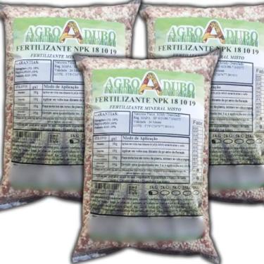 Imagem de Fertilizante Npk 18 10 19 3kg Para Coqueiros E Frutiferas - AGROADUBO