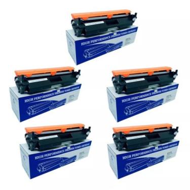 Imagem de Kit 5 Toner P/impressora M102a 102w M130a 130f 17a 217a - Premium