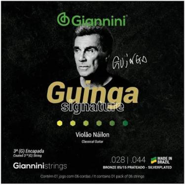 Imagem de Encordoamento Giannini Sscgg Violão Nylon Guinga Tensão Alta - Gianinn