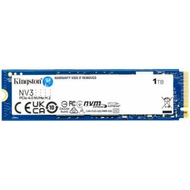 Imagem de SSD Kingston NV3 1TB M.2 2280, PCIe 4.0 x4, NVMe Leitura: 6000 MB/s, G