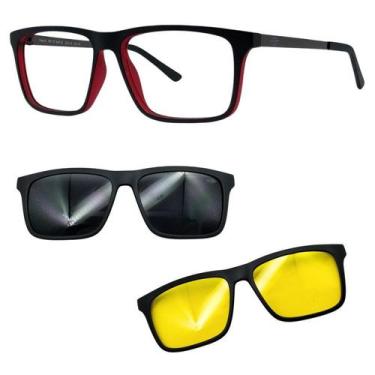 Imagem de Oculos Mormaii 6132 Swap 6 AA9 Com 2 Clipons Cinza e Nortuno, Cinza, N