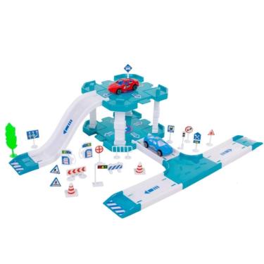 Imagem de Pista de Carrinho Brinquedo Infantil Estacionamento 40 Peças