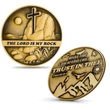 Imagem de PLG The Lord is My Rock Christian Token