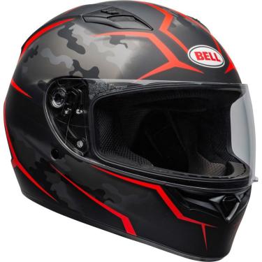 Imagem de Capacete bell qualifier stealth camo matte preto vermelho 62