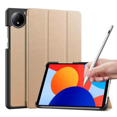 Imagem de Case Couro Sintético Para Xiaomi Redmi Pad Se 8.7 + Stylus