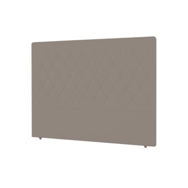 Imagem de Cabeceira Camponesa Plus Solteiro 900mm Suede Bege - Simbal
