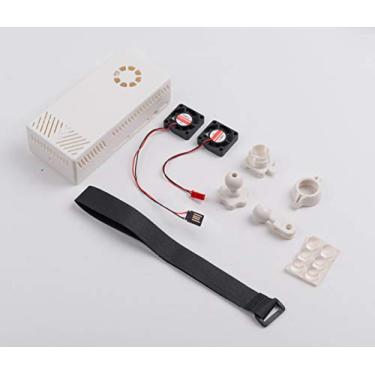 Imagem de Summitlink Kit de ventiladores duplos V2 White Case para ADS-B compatível com módulo AHRS e GPYes