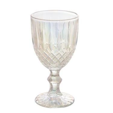Imagem de Taça de Vidro Furta Cor Greek Rainbow para Água Transparente 345ml Wol
