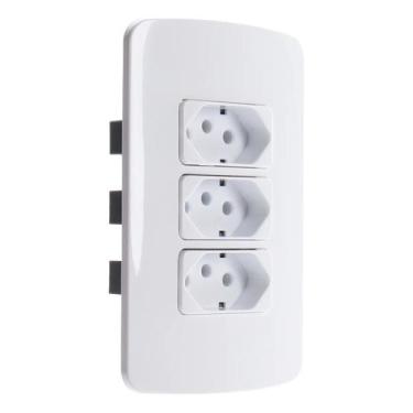 Imagem de Linha B3 Conj 42 Tomada Tripla 2p+t 20a 250v - Margirius