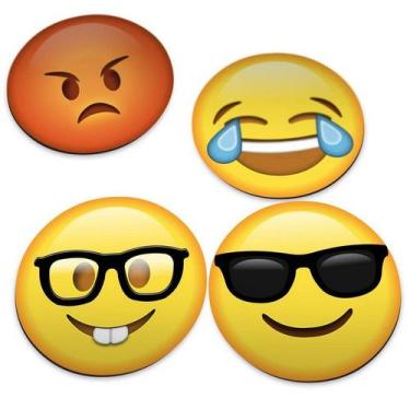 Imagem de Porta Copos Emoticons - Emojis v2 - Yaay