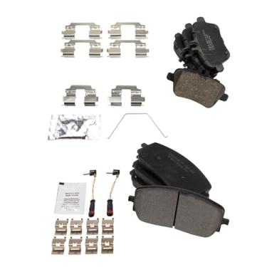 Imagem de TRQ Pastilhas de freio de cerâmica compatíveis com Mercedes-Benz GLA250 2020