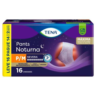 Imagem de Roupa Íntima Tena Pants Noturna Tamanho P/M Leve 16 Pague 14 Unidades