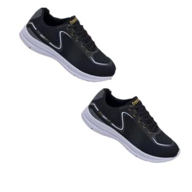 Imagem de KIT 3 Pares Tênis Masculino Esportivos para Academia Ultra Confortavel Original (Dourado/Dourado/Dourado, BR, Adulto, Numérico, 40)