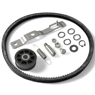 Imagem de Kit de substituição de alavanca e correia de lavadora 959P3 atualizado com serrilhada compatível com sistemas de lavanderia ALLIANCE Speed Queen SWNYC2HP115TW02 LWN432SP113TW01, kit de polia de