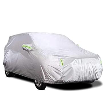 Imagem de Chusui Tampa do carro Cheio de Sedan Covers com Tira Refletiva Proteção Solar À Prova de Poeira Resistente A Riscos Universal XL