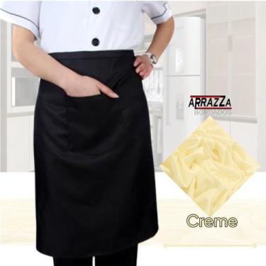 Imagem de Avental de Cintura Unissex Tipo Saia Para Bar Garçom Chef Cozinha Rest