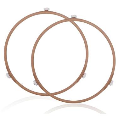 Imagem de 2 peças 24.1 cm 5889W2A012D, 5889W2A012F, 5889W2A012P Anel de suporte de rolo giratório de microondas, compatível com bandeja giratória de vidro para forno de micro-ondas eletrônico LG de 12,7