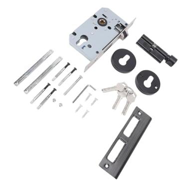 Imagem de Fafeicy Grip de Porta Com Chave Tecida Trava de Desgaste de Evidências Reforçadas do Painel Geral da Porta Doméstica Schloss- 769,00 G Peso