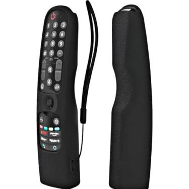 Imagem de Capinha De Silicone Para Controle Remoto Tv LG Smart Magic, Capa protetora à prova de choque Compatível Com MR23GN 2021-2024 com alça (Somente Capinha)