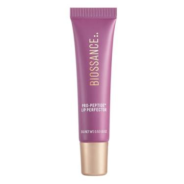 Imagem de Biossance, Pro-PeptideTM Lip Perfector, esqualano + peptídeos e tratamento com ácido hialurônico para lábios, hidratante diário para lábios lisos, Supernova - BERRY, 1 unidade