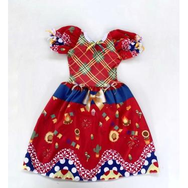 Imagem de Vestido Caipira Festa Junina São João Barato Ana Fantasias, Nordestina