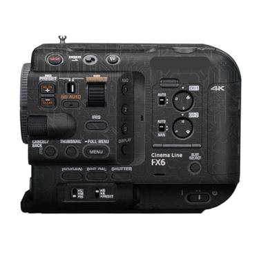 Imagem de Adesivo de capa de câmera para Sony FX6 película protetora antiarranhões decoração FX 6 (preto circuito)