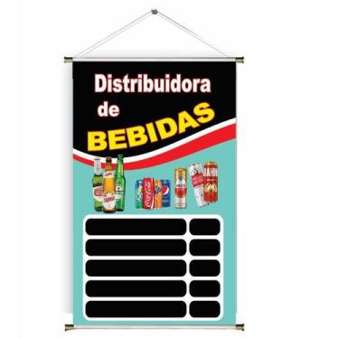 Imagem de Banner pronto Distribuidoras de Bebidas BA 044 medida 45x70 cm arte pr