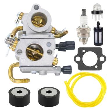 Imagem de Carburador TS420 TS410 para serra de corte Stihl TS410Z TS420Z para Zama C1Q-S118 C1Q-S118D substitui peças de carburador 4238 120 0600 com bobina de ignição