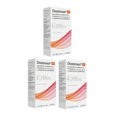 Imagem de Kit 3 Suplemento Alimentar Dozemast NP 30 Comp - Marjan