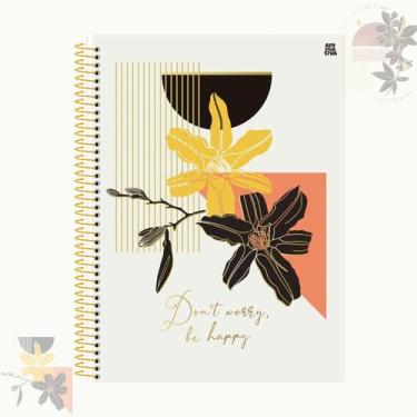 Imagem de Caderno Universitário Animativa 1 Matéria Mulher 80 Folhas