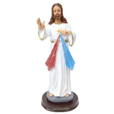 Imagem de Imagem Jesus Misericordioso Resina 30 Cm Estatua