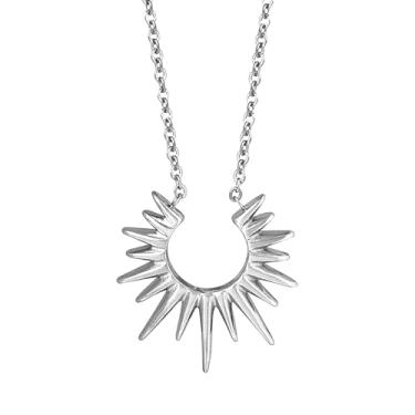 Imagem de Redariti Coleção de colares de pingente feminino – Correntes de liga de ouro e prata com pingentes de cristal, pedra da lua e declaração – Presente elegante para o Dia dos Namorados, aniversário