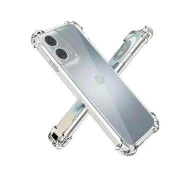Imagem de Capa Anti Shock Transparente para Motorola Moto G05 – Bordas Reforçadas, Anti Impacto, Anti-Amarelamento