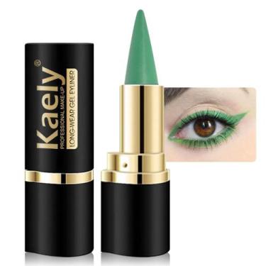 Imagem de Lápis delineador em gel Kaely Verde Claro Impermeável à Prova de Manch