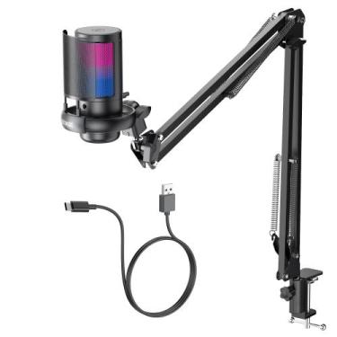 Imagem de Microfone USB COCONISE Gaming PC com Boom Arm para PC e podcasts