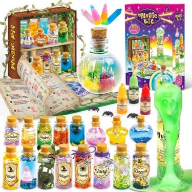 Imagem de Kit mágico wookidel Fairy Magic com 22 frascos de poções para crianças