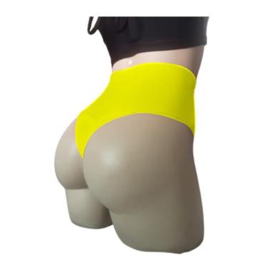 Imagem de Calcinha De Biquini Pin Up-cintura Alta Retro Modeladora - topbrasil ,