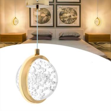 Imagem de Luminária Pendente Refletor Led Bola bolhas Saturno Cristal Redondo Br